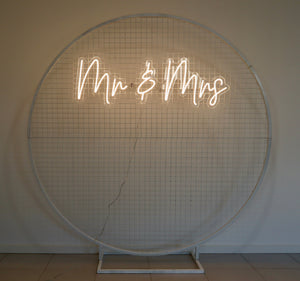 Mr & Mrs - Neon Sign