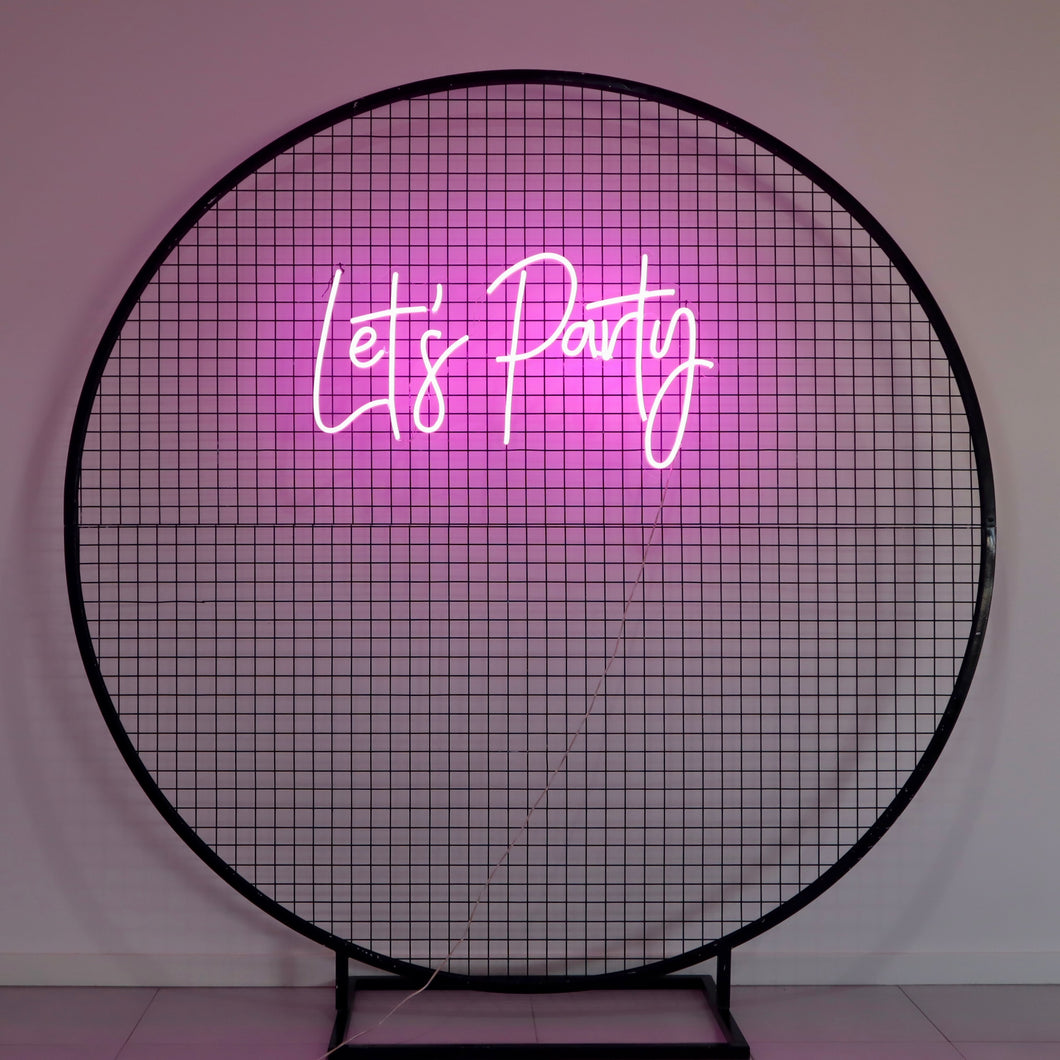 Lets Party - Neon Sign