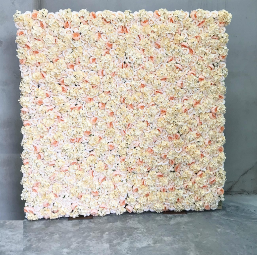 Champagne Flower Wall