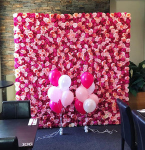 Pink Flower Wall